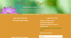 Desktop Screenshot of angelyoga.com